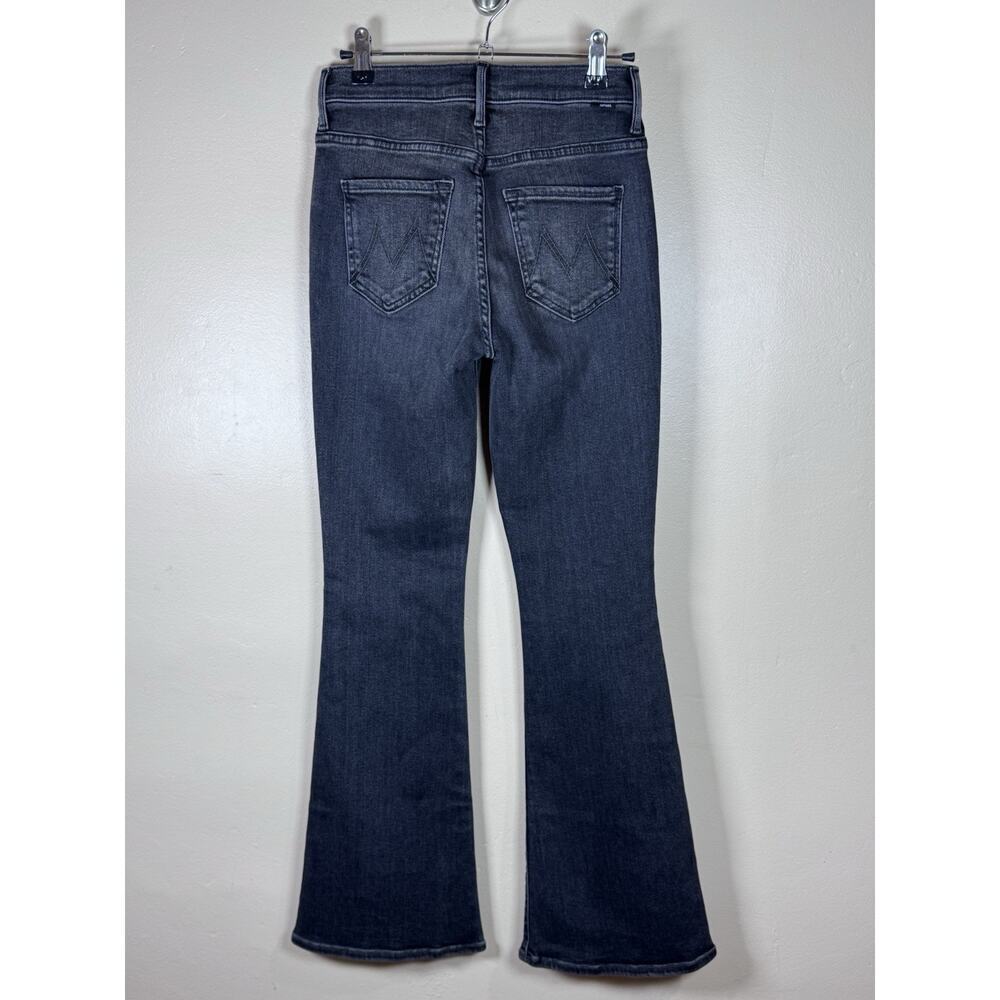 Mother The Weekender Flare Jeans Black Dark Gray Size 25 - Picture 7 of 16